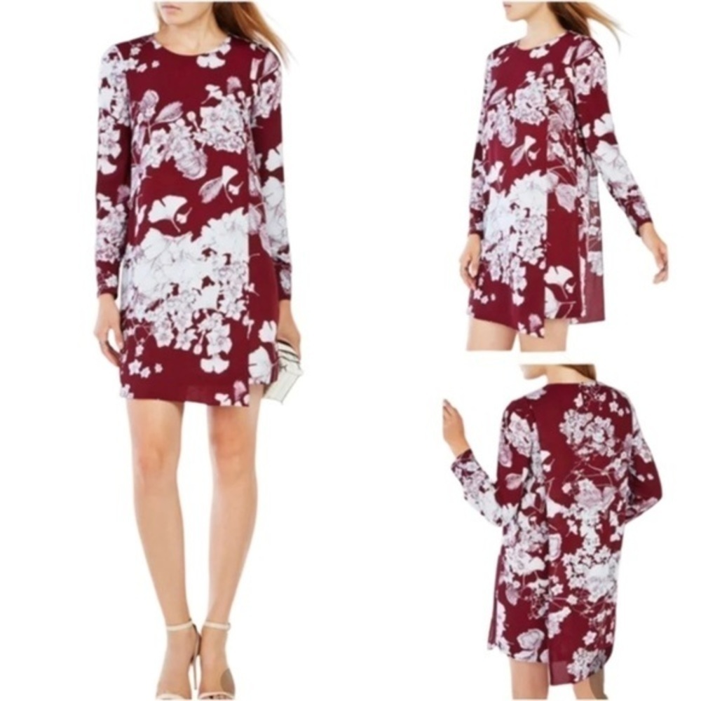 Bcbgmaxazria Ashton Split Front Side Georgette Bo… - image 1